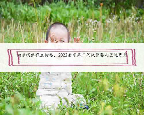 南京提供代生价格，2022南京第三代试管婴儿医院费用