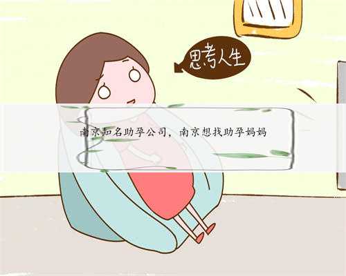 南京知名助孕公司，南京想找助孕妈妈