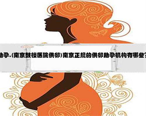 2023合法南京助孕,(南京鼓楼医院供卵)南京正规的供卵助孕机构有哪些？附医院